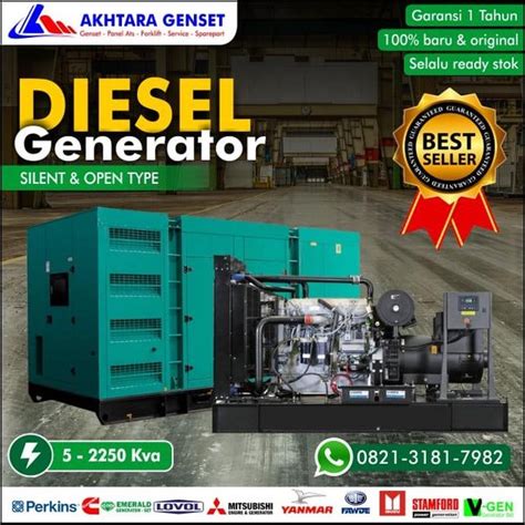 Jual Harga Genset Perkins Kva Kva Kva Kva Stamford Di