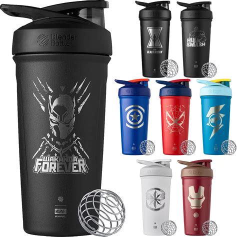 Blender Bottle Marvel Strada 24 Insulated Shaker Captain 48 OFF