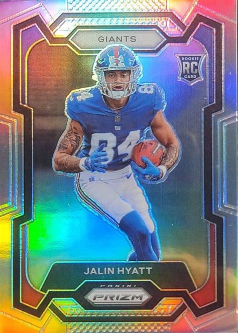 Jalin Hyatt Prizm Silver Price Guide Sports Card Investor