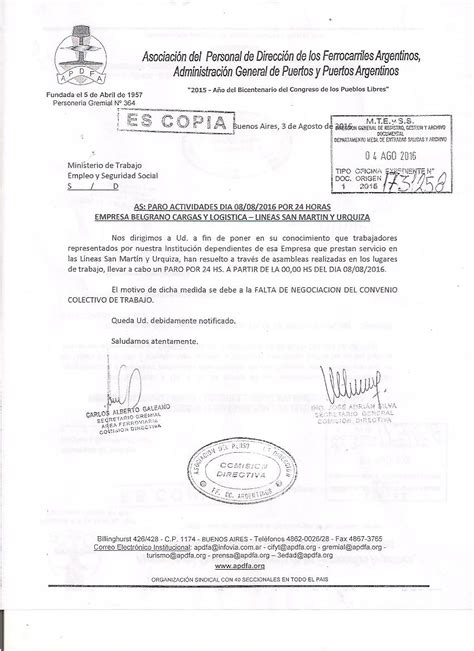 CrÓnica Ferroviaria Apdfa Paro Por 24 Horas En Trenes Argentinos