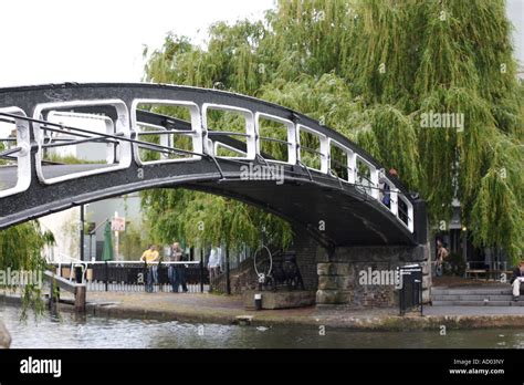 Camden Lock bridge, London Stock Photo - Alamy