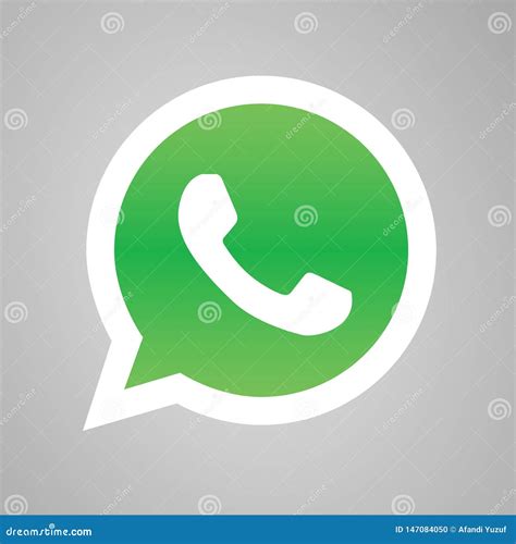 Vetor Do Cone Do Telefone S Mbolo Do Logotipo Do Whatsapp Telefone Ao