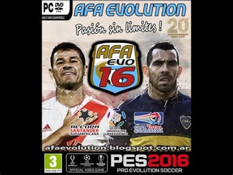 Pes Pc Parche Afa Evo V Mas Fix V Youtube