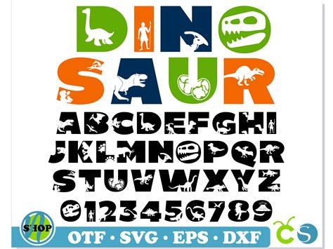 Dinosaur Font, Dinosaur Font svg Cricut, Dinosaur Font otf, | Inspire ...