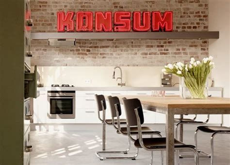 Spatial And Textural Delights 20 Small Industrial Kitchens With