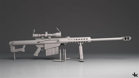 Vex3D | Barrett .50 Sniper Rifle by Stuart Dearnaley