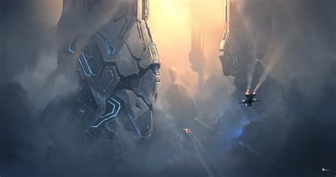 Incredible forerunner artwork by Dmitriy Kuzin : r/halo