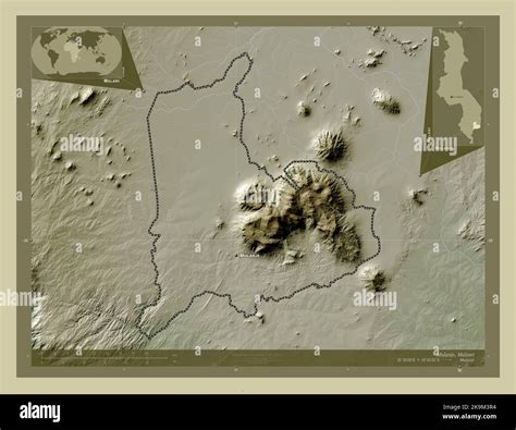 Mulanje District Du Malawi Carte D Altitude Color E En Style Wiki