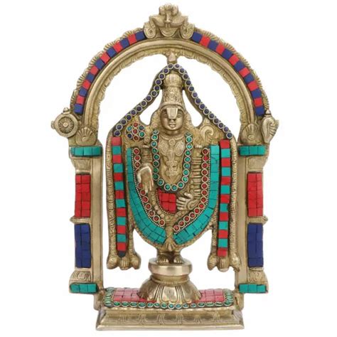 GOD LORD TIRUPATI Balaji Sri Venkateswara Idol Statue Figurine Gift