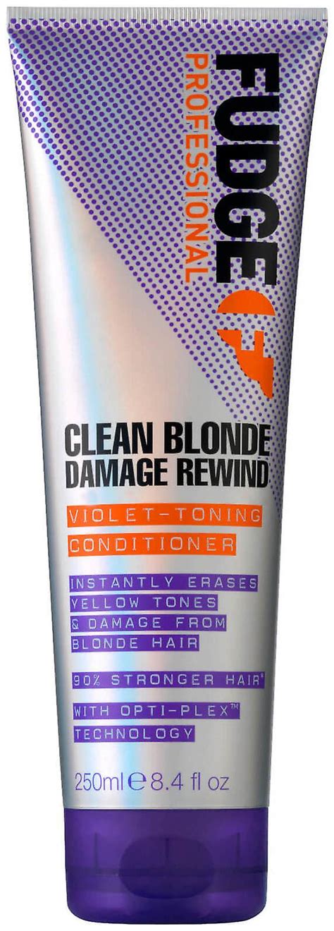 Fudge Professional Clean Blonde Damage Rewind Violet Toning Conditioner Ml Fruugo DK