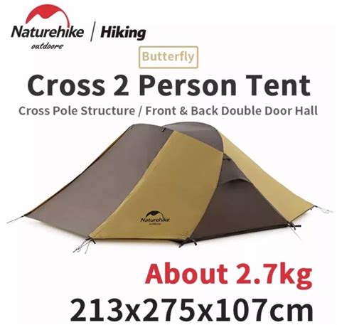 Naturehike Butterfly Cross Person Tent Lazada Ph