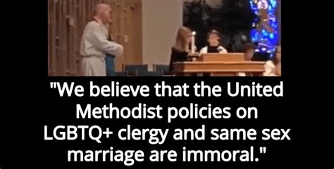 Methodist Confirmation Class Rejects Church Membership Because Of Anti