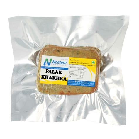 Neelam Foodland Low Fat Whole Wheat Palak Khakhra G Jiomart