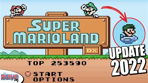 Super Mario Land DX Gameboy Update 2 0 Luigi Jogável YouTube