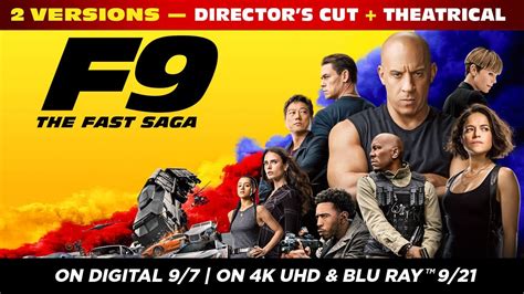 F9 The Fast Saga Trailer Own It 97 On Digital 922 On 4k Blu