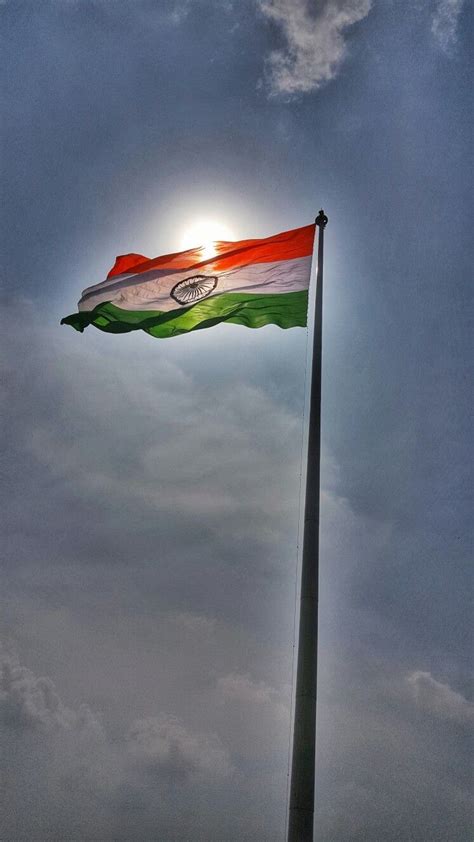 Indian Army With Flag