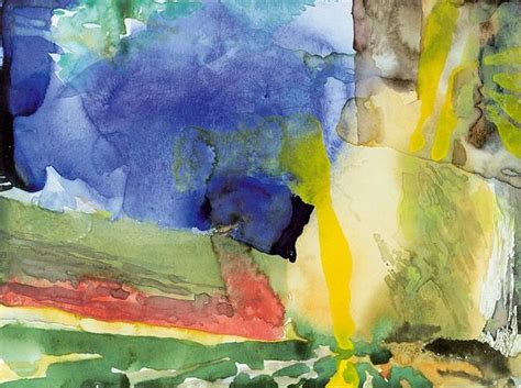 Watercolor Abstractions Gerhard Richter Abstract Art Landscape