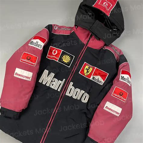 Marlboro Ferrari Racing Vintage Puffer Jacket Jackets MOB