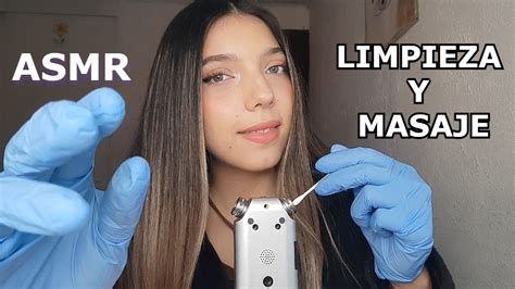 LIMPIEZA Y MASAJE DE OIDOS ASMR BINAURAL Almendra ASMR YouTube