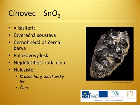 P Mineralogie Oxidy Autor Mgr Drahom Ra Kalandrov Ppt St Hnout