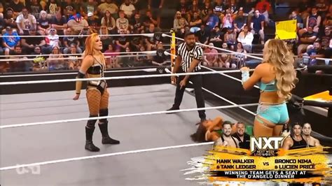 Tiffany Stratton Kiana James Vs Becky Lynch Lyra Valkyria