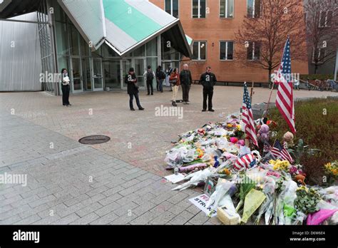 Apr 23 2013 Cambridge Massachusetts U S A Memorial Grows At The