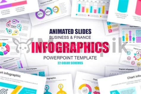 Infographics Data Visualization Powerpoint Animated Slide Design