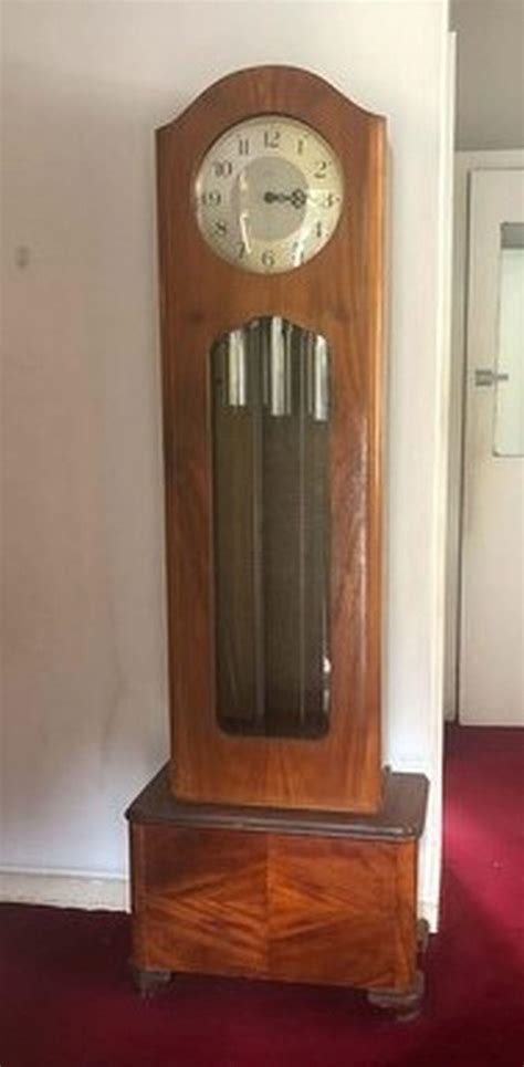 Sold At Auction English Art Deco Enfield Grandmother Clock