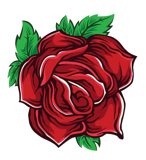 Premium Vector Rose Vector Drawing