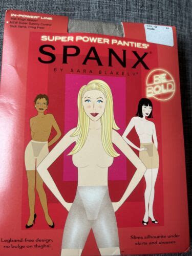 Spanx Super Power Panties Size G Nude Mid Thigh Shaper In Power