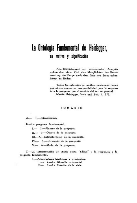 PDF La Ontología fundamental de Heidegger DOKUMEN TIPS