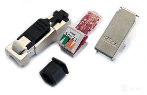 PLUF-8P8C-S-C6-SH Connector RJ-45 (8P8C) for twisted pair, field ...