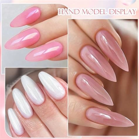 piezas Kit de extensión de uñas de gel ml gel acrílico en color rosa nude gel de
