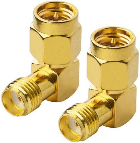 Sma Male To Female Right Angle Degree Adapter Gold Plated Contacts