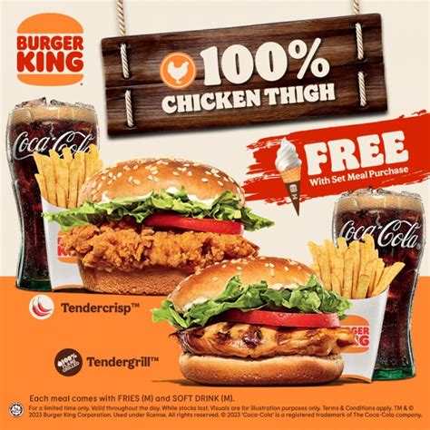 Burger King Tendercrisp And Tendergrill Burgers Juicy Chicken