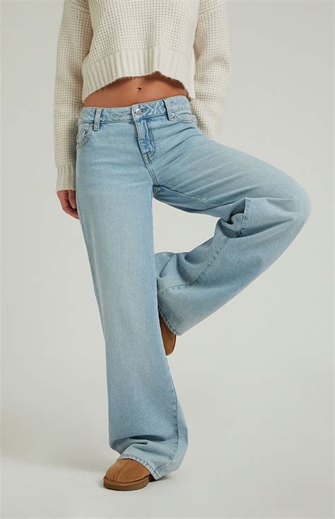 Pacsun Casey Indigo Low Rise Baggy Jeans Pacsun