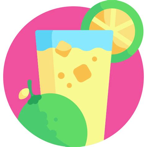 Lemon juice Detailed Flat Circular Flat icon