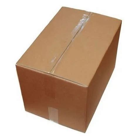 Rectangle Brown Plain Corrugated Cardboard Packaging Box 6 10 Kg At Rs