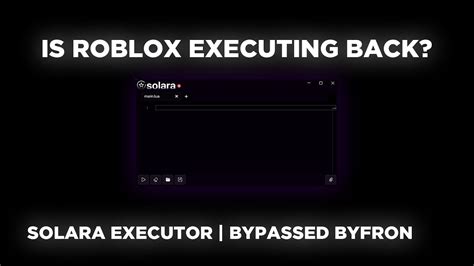 Solara Executor Showcase Next Best Roblox Executor Youtube