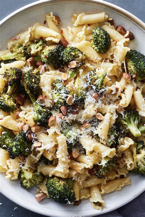 Pasta With Roasted Broccoli Almonds And Anchovies Recipe Recipe