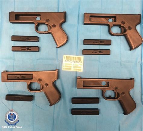 Multiple 3d Printed Firearms Seized In Sydney Australia Armament