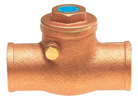 MILWAUKEE VALVE Single Flow Inline Swing Swing Check Valve 12K653