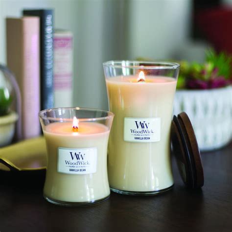 Woodwick Scented Candle Large Vanilla Bean Cm Cm Buy Now