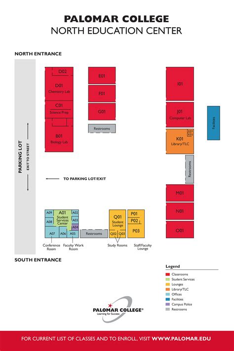 Palomar Campus Map