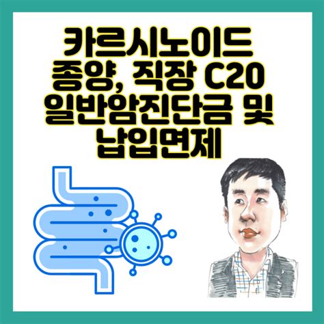 내일손해사정 카르시노이드종양 직장c20 일반암 진단금 및 납입면제 네이버 블로그