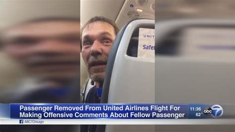 United Passenger Removed From Flight After Making Offensive Comments