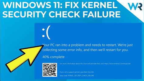 How To Fix Kernel Security Check Failure In Windows Youtube