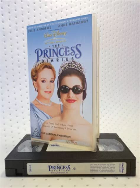 The Princess Diaries Vhs Anne Hathaway Julie Andrews Good