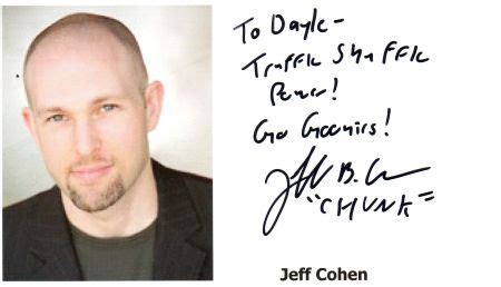 Kiwiautogal's Autographs: Jeff Cohen