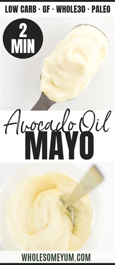 Easy Keto Paleo Mayo Recipe With Avocado Oil Avocado Recipes